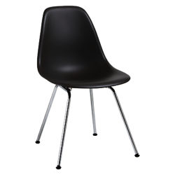 Vitra Eames DSX 43cm Side Chair Grey / Chrome